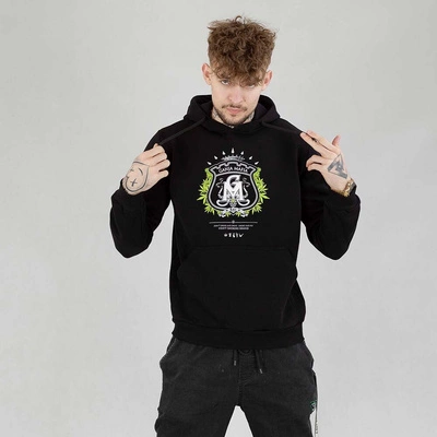 Bluza Ganja Mafia Hoodie Herb czarna