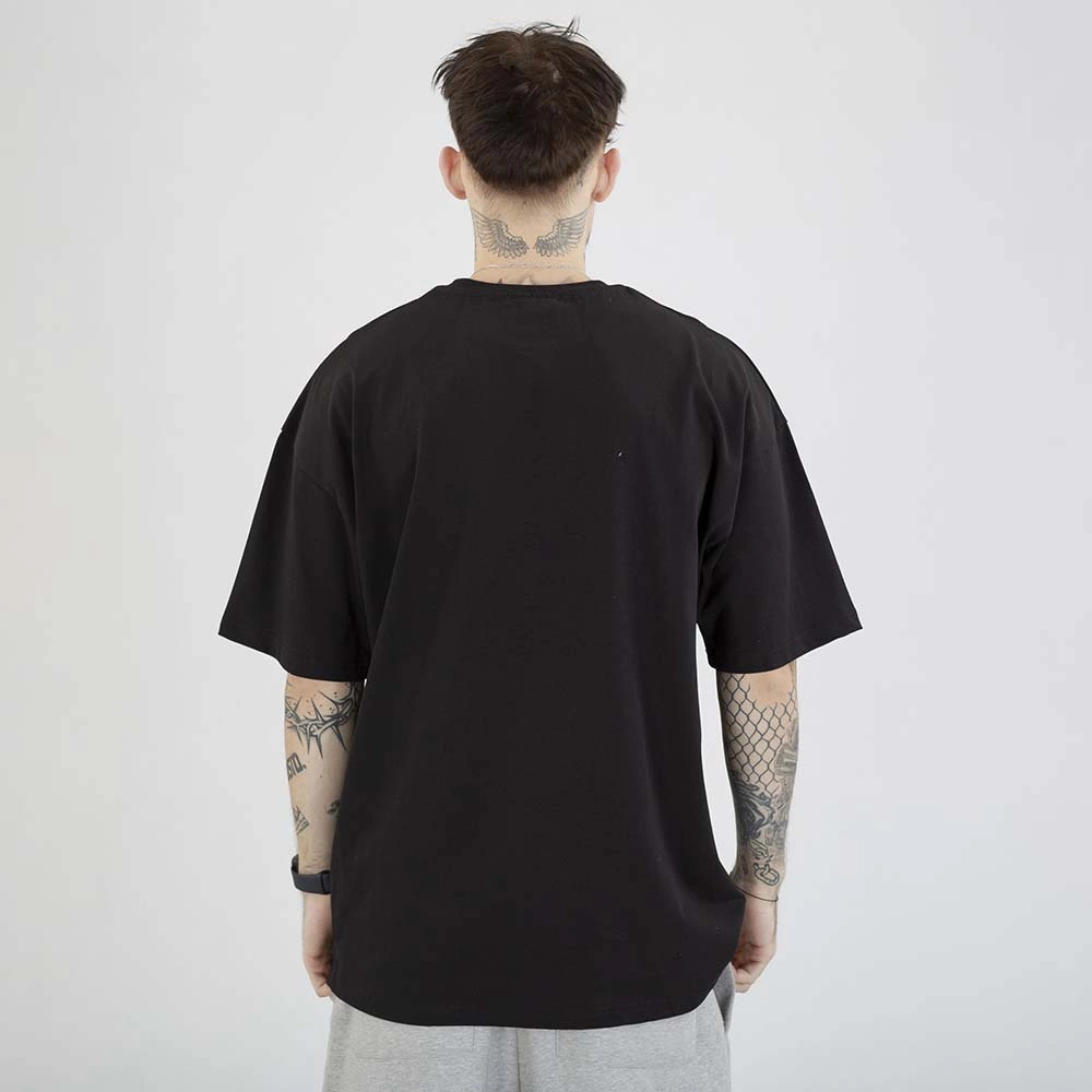 Koszulka Jigga Wear Oversize Black Spray czarna