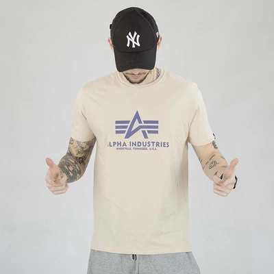 Koszulka Alpha Industries Basic 100501 beżowy