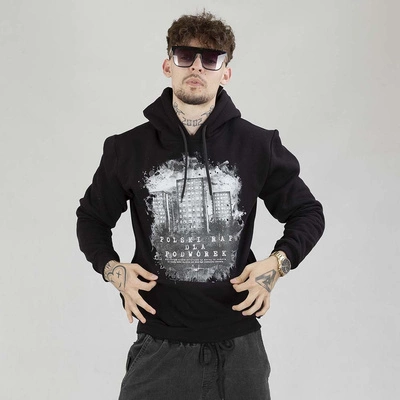 Bluza Dudek P56 Hoodie Bloki czarna