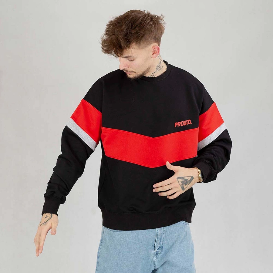 Bluza Prosto Crewneck Hooppler czarna