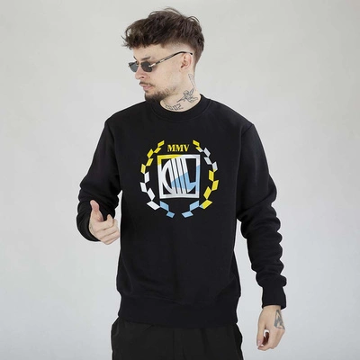 Bluza Diil Crewneck Big Color czarna Laur żółty
