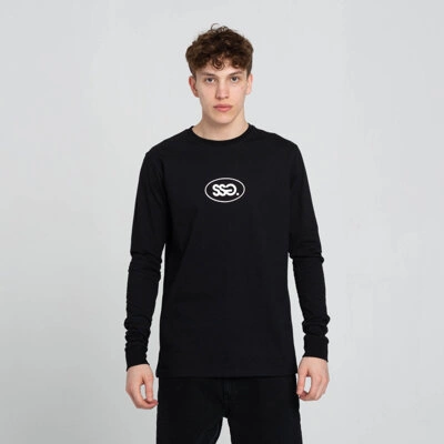 Longsleeve Smoke Story Oval Frame Basic Logo Czarny