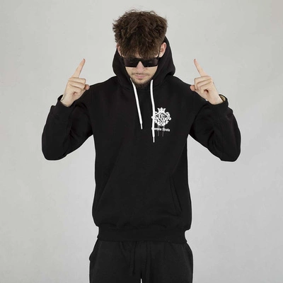 Bluza Ciemna Strefa Hoodie Przeciw Bezprawiu czarna