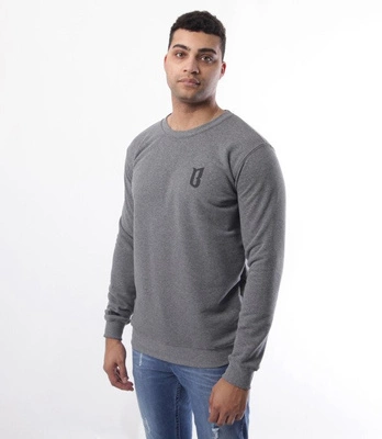 Biuro Ochrony Rapu-Classic BorCrew Bluza Ciemny Szary