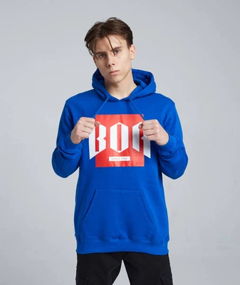 Biuro Ochrony Rapu COLOR BOX Bluza z kapturem Niebieski