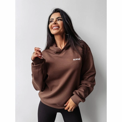 Bluza Olavoga Hoodie Arozi brązowa