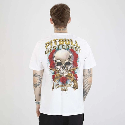 Koszulka Pit Bull Santa Muerte biała