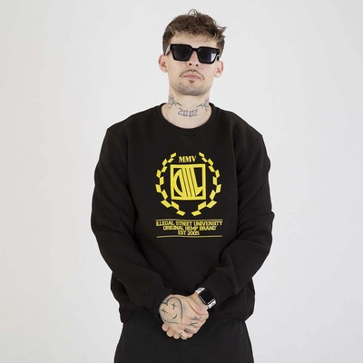 Bluza Diil Crewneck  Laur czarna złota