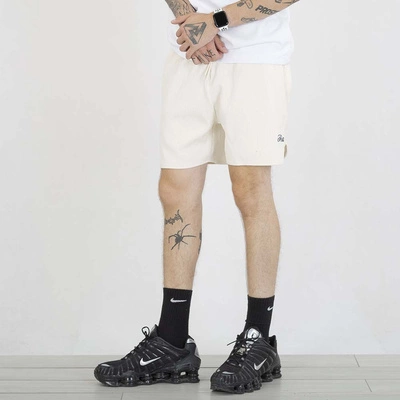 Krótkie spodenki dresowe Prosto Waffle kremowe