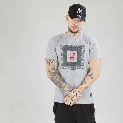 Koszulka Grube Lolo Kwadrat Fonts szara