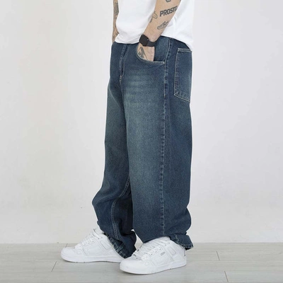 Spodnie Baggy I8 Denim BAG102 ciemne niebieskie