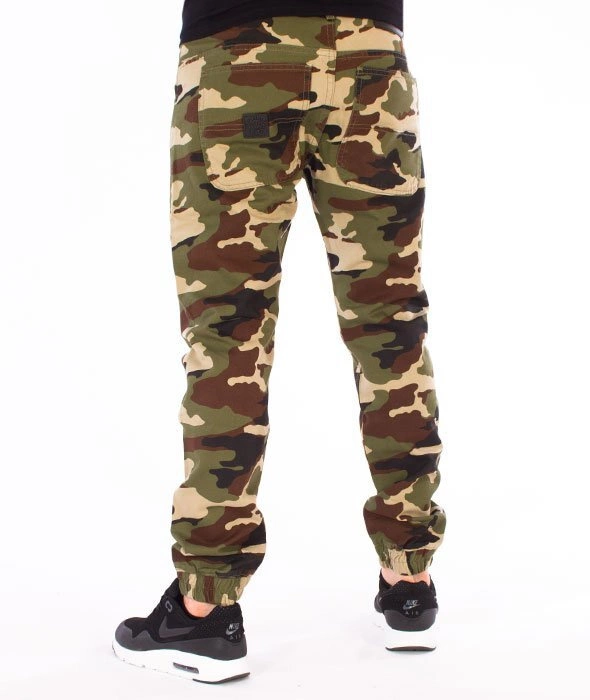 Mass-Base Jogger Pants Sneaker Fit Spodnie Woodland Camo