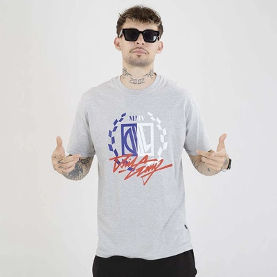 Koszulka Diil Gang szara biała