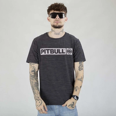 Koszulka Pit Bull Casual Hilltop czarna melanż