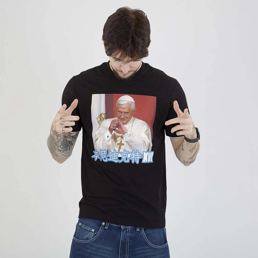 Koszulka Stoprocent Wini X Pope czarna