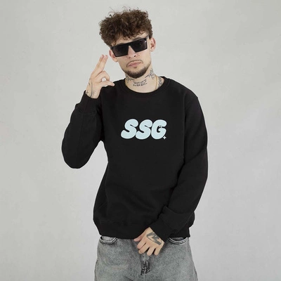 Bluza SSG Crewneck SSG Puff czarna