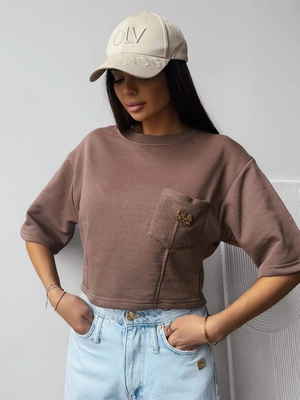 Koszulka Olavoga Lition brązowa