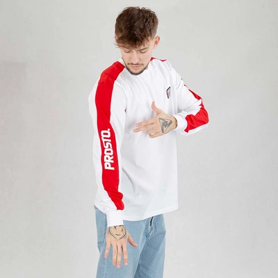 Long Prosto Backto biały