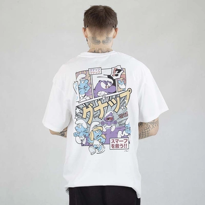 Koszulka Smerfy Baggy Jumble biała