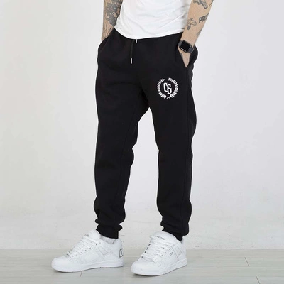 Spodnie dresowe Ciemna Strefa CS Laur czarne białe