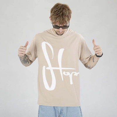 Koszulka Stoprocent White Tag beżowa