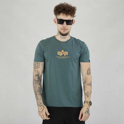 Koszulka Alpha Industries Basic T ML 118533 zielona