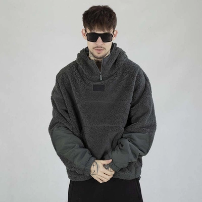 Bluza Karl Kani Hoodie Metal Signature Teddy PD00002093 grafitowa