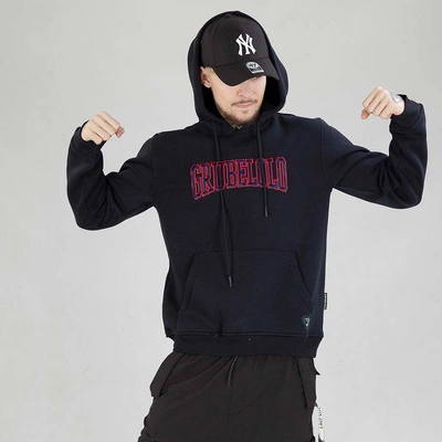 Bluza Grube Lolo hoodie Writing granatowa