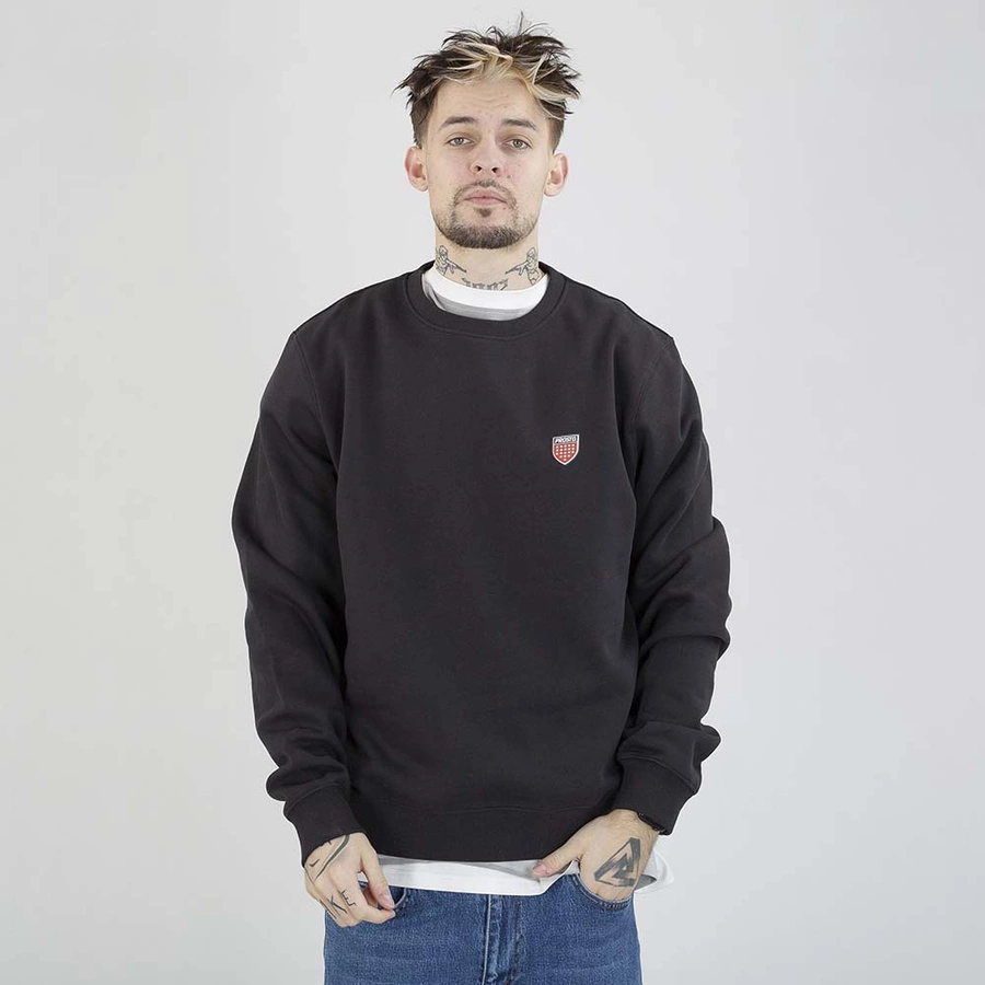 Bluza Prosto Crewneck Shield czarna