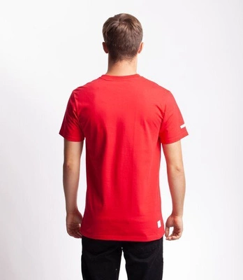 Biuro Ochrony Rapu BORCREW THE CREW T-Shirt Czerwony