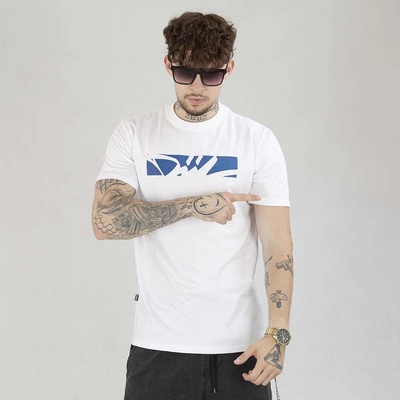 Koszulka Diil Frame biało niebieski