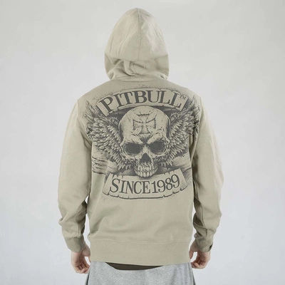 Bluza Pit Bull Hoodie Bite Me szara