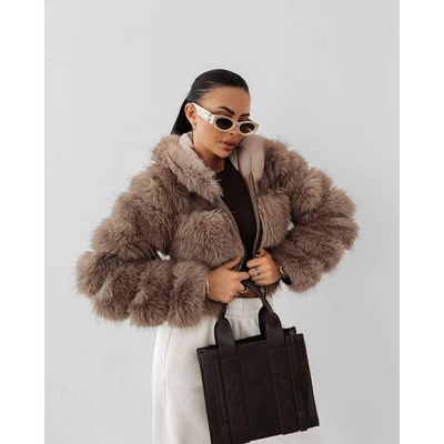 Kurtka damska Olavoga Lanika beżowa