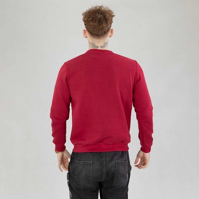 Bluza Ganja Mafia Crewneck Podpis Mini Gold bordowy