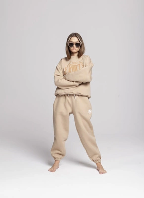 Spodnie dresowe Diil Laur beżowe