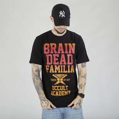 Koszulka Brain Dead Familia Occult Academy Fire czarna