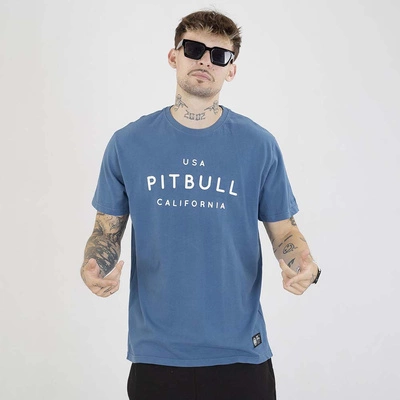 Koszulka Pit Bull Slim Fit USA Cal niebieska