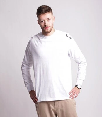 Stoprocent SMALLTAG Longsleeve Biały