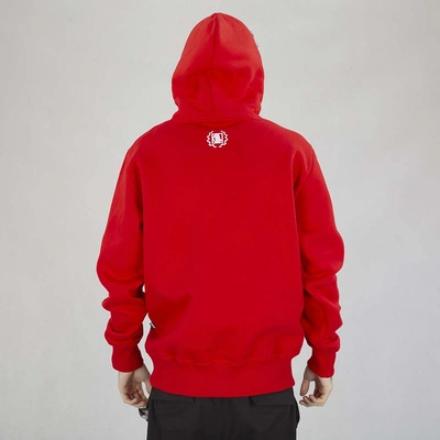 Bluza Hoodie Diil 3D Frame Kastet czerwona
