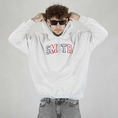 Bluza Hoodie SSG SMSTR Oversize szara bielona