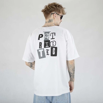 Koszulka Patriotic Baggy Ransom Note biała