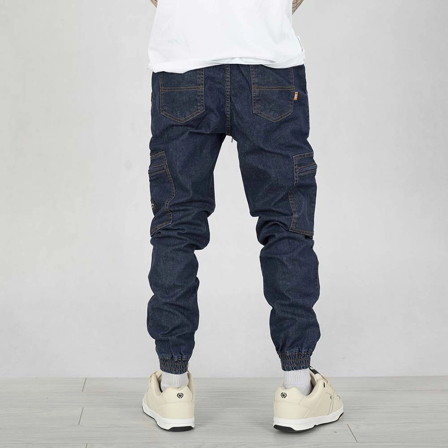 Spodnie Jogger Cargo Elade medium blue jeans