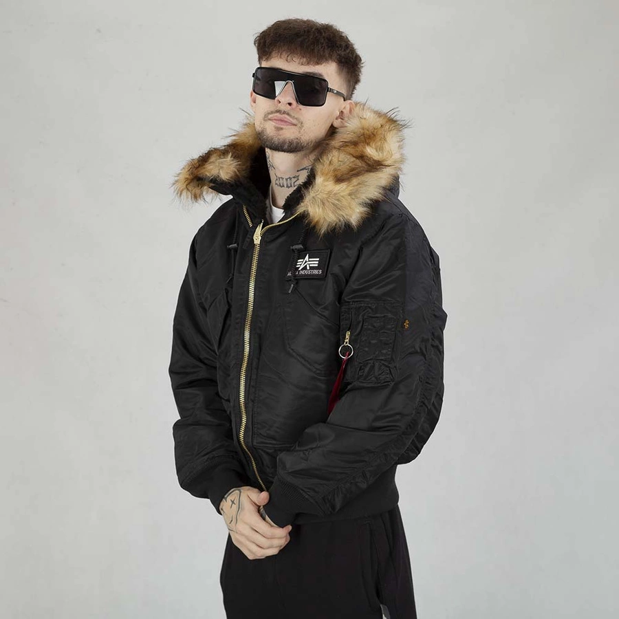 Kurtka Alpha Industries 45P Hooded 144103 czarna