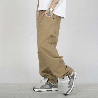 Spodnie Mass Pants Baggy Fit Slang kremowe