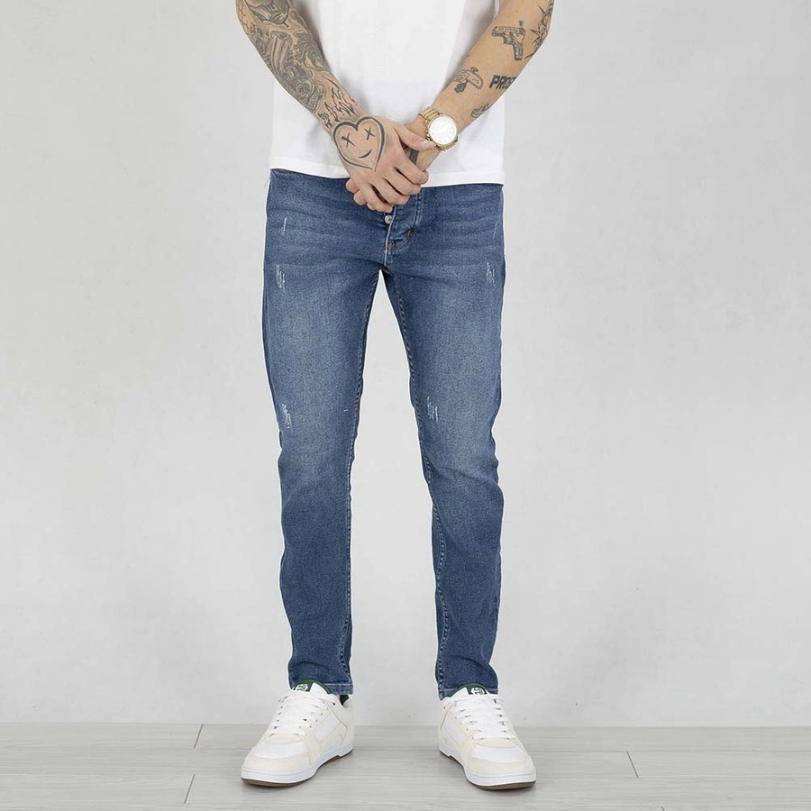 Spodnie I8 Denim SKIN02 Skinny medium blue