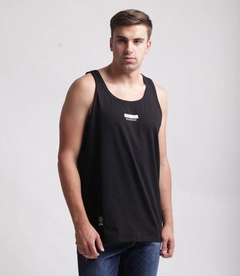 Mass Classics Small Logo Tank Top Czarny