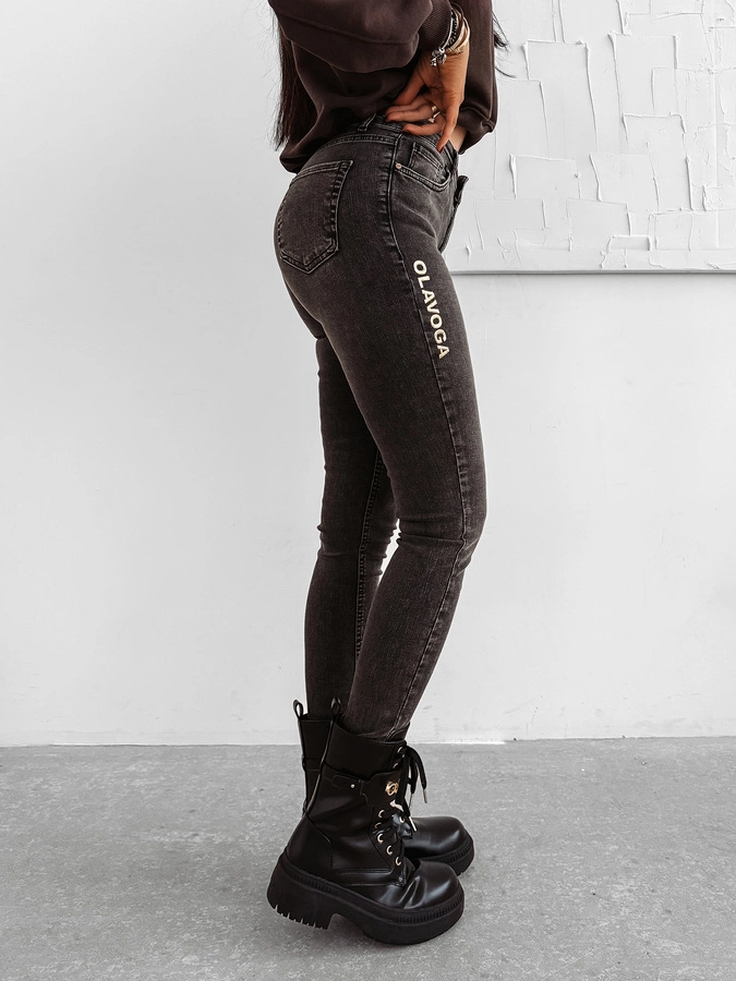 Spodnie Damskie Olavoga Noon szare