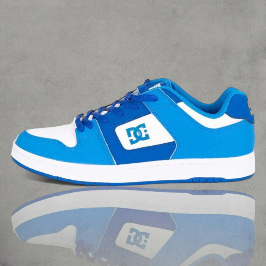 Buty DC Shoes Manteca 4M Shoe ADYS100765 XBBW biało niebieskie