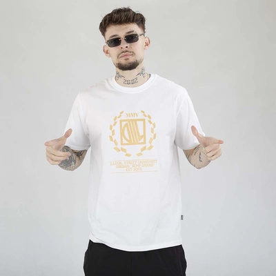 Koszulka Diil Laur biała żółta